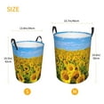 thumbnail image 5 of PHELIKA Sunflower Ocean Laundry Basket 65L Large Foldable Round For Dirty Clothes Toy Storage, 5 of 6