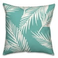 thumbnail image 2 of Creative Products Nature Palm Teal 18x18 Spun Poly Pillow, 2 of 3