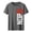 Gray, variant on Women's Nop Kings Sign Vertical T-Shirt, Casual Crew Neck Printed Tee, Navy, XL