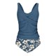 thumbnail image 5 of Traje de baño de bikini de verano con estampado de moda para mujer, con cojín en el pecho y sin soporte de acero, sin espalda, con tirantes, de nailon., 5 of 5