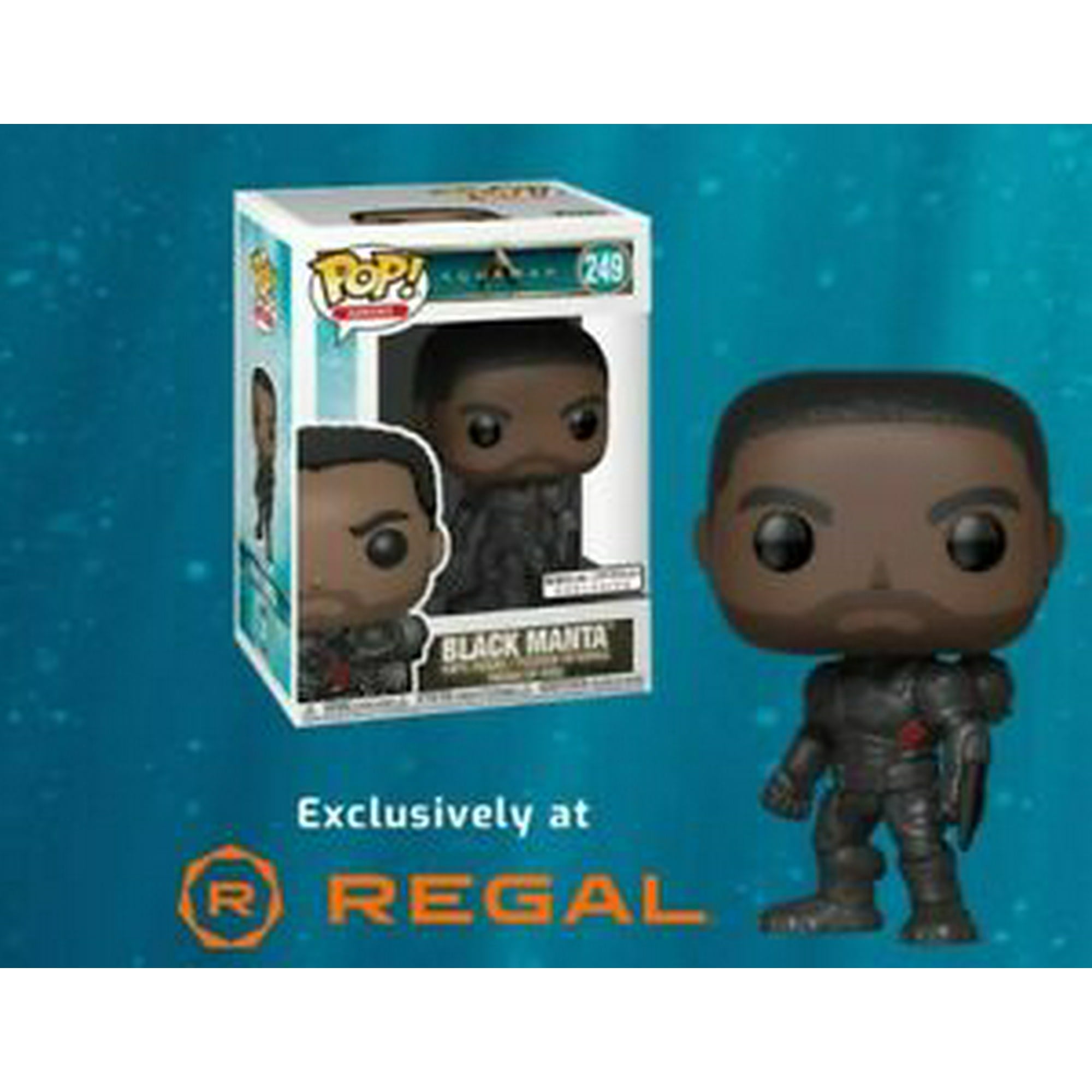 Funko POP Unmasked Black Manta Regal Cinemas Exclusive 249 Walmart