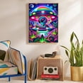 thumbnail image 3 of 5D Diamond Painting Kits for Adults Beginners,DIY Hippie Hippy Alien Spaceship Diamond Art Kits,Suitability Friends Full Round Drill Diamonds Dots Gem Art Home Wall Decor 12x16inch, 3 of 3