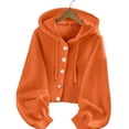 thumbnail image 4 of Lenago Hooded Cardigan Sweaters for Women Fashion Long Sleeve Button Down Knit Sweater Coat Outwear with Pockets S-XL, 4 of 5