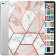 thumbnail image 1 of iPad 2015 PRO 12.9 Pouces 1 Gen [ 1st Generation ] A1652 A1584 ML0H2LL/A ML0G2LL/A ML0N2LL/A Étui Rigide Mince Imprimé avec Support Protecteur - Marbre Rose, 1 of 8