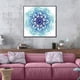 thumbnail image 5 of DIY Flor Diamante Pintura by Number Kit Crystal Rhinestone Imagen Bordado de Punto de Cruz montado en la Pared decoración para el hogar 25 * 25 cm(Azul) pintura DIY, 5 of 7