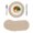 Multicolor, variant on Pure Light Khaki Round 15 Inch Placemats Set of 6, Simple Solid Color HeatResistant Non Slip Place Mats for Dining Table, Wipeable Braided Kitchen Table Mats for Housewarming