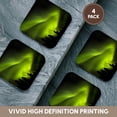 thumbnail image 6 of 3drose, Alaska, Hot Springs Aurora Borealis, Northern Lights - Us02 Szu0001 - Sherry Zurey, Set of 4 Coasters - Soft, 6 of 7