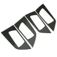 thumbnail image 1 of Akozon 2 pares de molduras de cubierta para manijas de puertas laterales pegatinas de cubierta para manija de puerta interior de fibra de carbono ABS para 2015-2019 Soft ANGGREK  Otros, 1 of 8