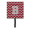 thumbnail image 1 of Letter B Chevron Crimson & Grey Leash or Key Holder, 1 of 1