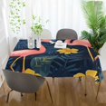 thumbnail image 3 of Yayeee Tablecloths 60" x 120" Rectangle Wrinkle Resistant Party Table Cover, Floral Flamingo, 3 of 8
