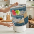 thumbnail image 3 of Absstract Color Block Pressure Cooker Cover Gold Blue Gradient Art Dust Cover for Kitchen Appliances with Top Handle & Storage Pockets, Fits 6 Quart Instant Pot, Air Fryer, Crock Pot, 3 of 9
