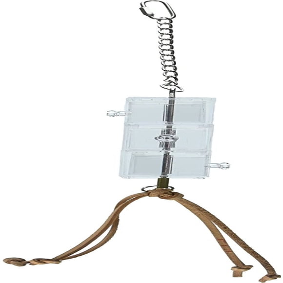 Featherland Paradise Foraging Toy – Interactive Bird Feeder/Toy To Keep Parrots & Birds Busy (Safe, No Glue/Chemicals)