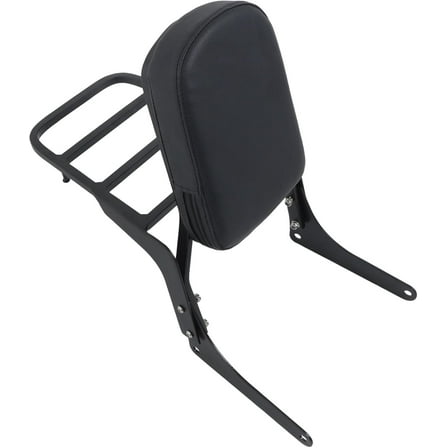 SEBLAFF Passenger Backrest Sissy Bar Black with Luggage Rack Replacement for Honda 250 CMX250 CMX250CD CMX250CL 1985-2015