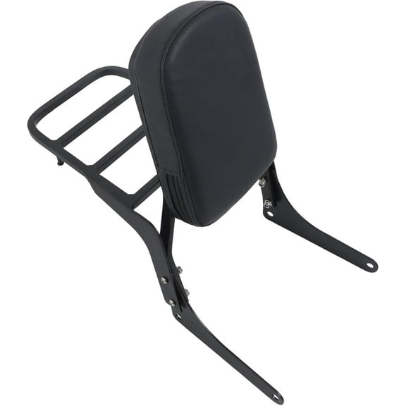 SEBLAFF Passenger Backrest Sissy Bar Black with Luggage Rack Replacement for Honda 250 CMX250 CMX250CD CMX250CL 1985-2015