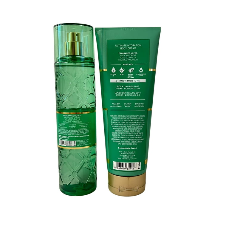Bath & Body Works Pistachio Glaze Mist & Body Cream 8 fl oz