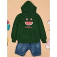 thumbnail image 3 of Buon Ferragosto Melon Hoodie Juniors -Image by Shutterstock,  x-Large, 3 of 4