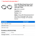 thumbnail image 2 of Front ABS Wheel Speed Sensor Set 2 Piece - Compatible with 2000, 2002 - 2006 GMC Yukon 2003 2004 2005, 2 of 2