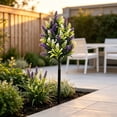 thumbnail image 4 of Artificial Floral Bush With Ground Insert, Faux Botanical For Outdoor Garden Patio Porch Yard Ornament, Uv Sturdy Maintenance-Free Floral Focus, 4 of 7