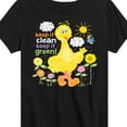thumbnail image 3 of Sesame Street - Keep It Clean Keep It Green - Toddler and Youth Short Sleeve Graphic T-Shirt, 3 of 5