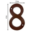 thumbnail image 2 of HY-KO 4" Aged Bronze Metal House Number 8, 2 of 8