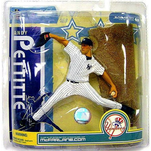McFarlane MLB Sports Picks Series 19 Andy Pettitte Action Figure [White Jersey]