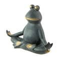 thumbnail image 4 of Northlight Statue de Jardin Frog en Position Lotus 12.25 Pouces, 4 of 6