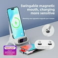 thumbnail image 4 of Creative mobile phone holder, vertical small chair wireless charger, wireless charging, led night light, continuous heat dissipation, intelligent temperature control, drama support frame., 4 of 8