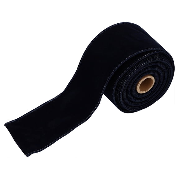 Navy Blue Velvet Christmas Ribbon, 2.5" x 25', by Holiday Time