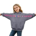 thumbnail image 3 of FUZHIQ Hoodies for Girls 10-12, A Wearable Hug Kids Cute Christmas Hoodies Announces "I Love You This Much" Across the Sleeves Unisex Crew Neck Cozy Pullover Sweatshirt, 3 of 6