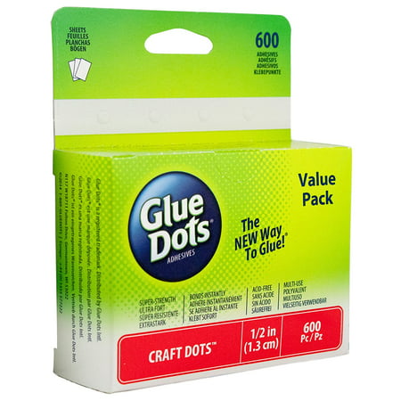 Craft Sheets Value Pack, 600 versatile Craft Dots for a multitude of projects! By Glue Dots Ship from