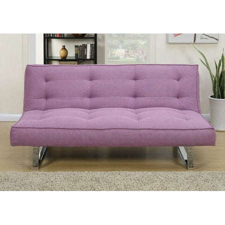 1perfectchoice Living Room Adjule Sofa Bed Futon Sleeper Couch 1perfectchoice Living Room Adjule Sofa Bed Futon Sleeper Couch Comfort Purple Polyfiber