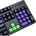 thumbnail image 5 of Keycaps EVA-01, 128 Set Evangelion Unit-01 Keycaps for Gaming Keyboard, PBT Cherry Profile Dye Sublimation, 5 of 5
