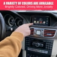 thumbnail image 3 of Guardoinrt 20pcs PVC Cars Interior With Universal Car Air Conditioner Outlet Decor Sticker Easy To Stick silver, 3 of 6
