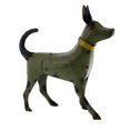 thumbnail image 1 of Benzara BM230235 Metal Walking Dog Accent Decor, Green - Small, 1 of 1