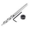 thumbnail image 2 of Key Bit, Lip Wood Durability,3/8" Inch Lip And Spur Point Drill Bit Round Shank with Adjustable Depth Stop for Woodworking, 2 of 8