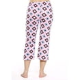 thumbnail image 3 of Just Love 100% Cotton Women's Capri Pajama Pants Sleepwear - Comfortable and Stylish (Navajo Diamond - Pink, Large), 3 of 3