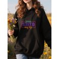 thumbnail image 2 of Christian Cross Hoodie for Men Women, Faith Pullover Hooded Sweatshirt, Cozy Cotton Poly Blend, Inspirational Casual Outfit, 2 of 5