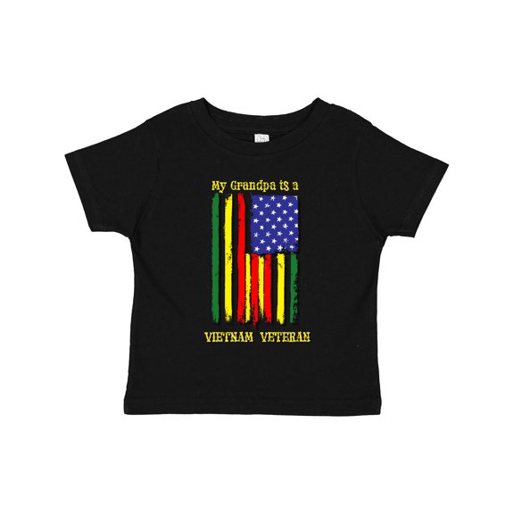 Inktastic My Grandpa is a Vietnam Veteran Boys or Girls Toddler T-Shirt