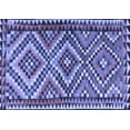 thumbnail image 1 of Ahgly Company Machine Washable Indoor Rectangle Persian Blue Traditional Area Rugs, 5' x 7', 1 of 4