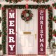 thumbnail image 2 of Decoraciones de Puertas de Navidad Valor de Regalo de Navidad, Personalización de la Cortina de la Puerta, Decoración de la Fiesta, Marco de la Puerta, Bandera de Navidad, Paño de Fondo, 2 of 6