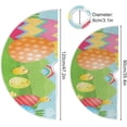 thumbnail image 3 of FMSHPON Easter Tree Skirt Colorful Eggs Bunny Xmas Christmas Tree Skirt Stand Mat for Holiday Party Decoration Indoor Outdoor 36 inches, 3 of 6