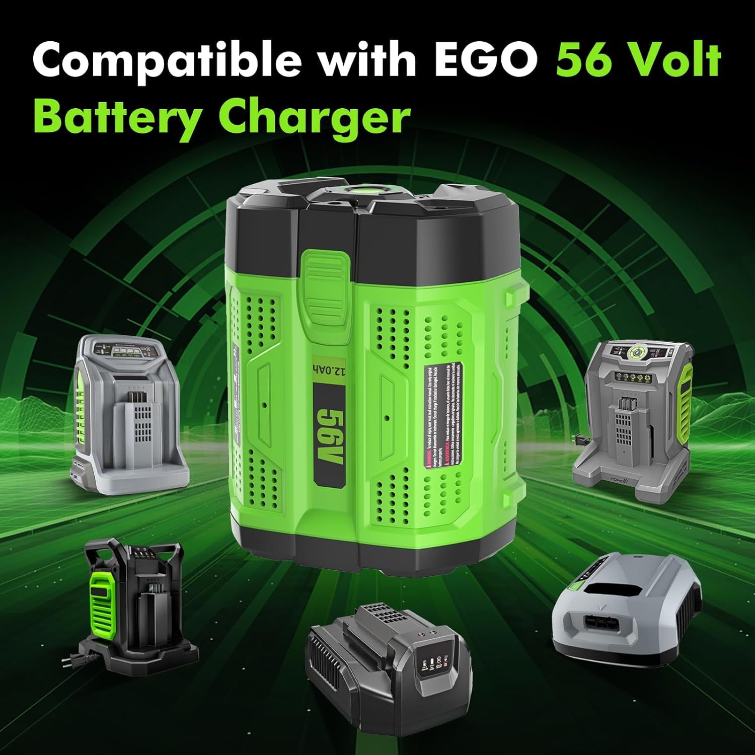 2Pack 12.0Ah Replacement for EGO Battery BA2800 BA2800T BA4200T BA4200 BA1400T BA1400 Compatible with EGO 56V Battery