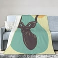 thumbnail image 1 of Antelope Portrait Poster Art Throw Blanket, Fluffy Soft Cozy Blanket Flannel Plush Microfiber Couch Throw 60"x50", 1 of 7
