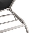 thumbnail image 6 of Contemporary Modern Urban Designer Outdoor Patio Balcony Garden Furniture Lounge Lounge Chair, Aluminum, Black, 6 of 6