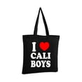 thumbnail image 2 of Awkward Styles I Heart Cali Boys Tote Bag Californian Boys Book Bag California Canvas Bag Gifts from California Cali Shopper Bag Cali Gifts California Flag Grocery Bag I Love Cali Boys Shopping Bag, 2 of 5