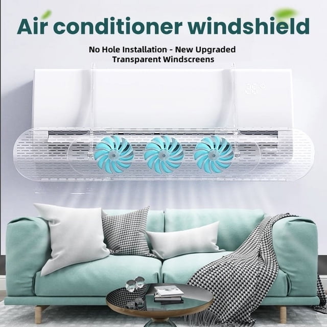 RKSTN Windshield Board Air Conditioner Wind Coveruniversal Hanging Wind Shield for Air Conditioning