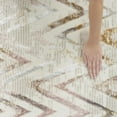 thumbnail image 3 of Nourison Glam Chevron Multicolor 3'11" x 5'11" Area Rug, (4x6), 3 of 11