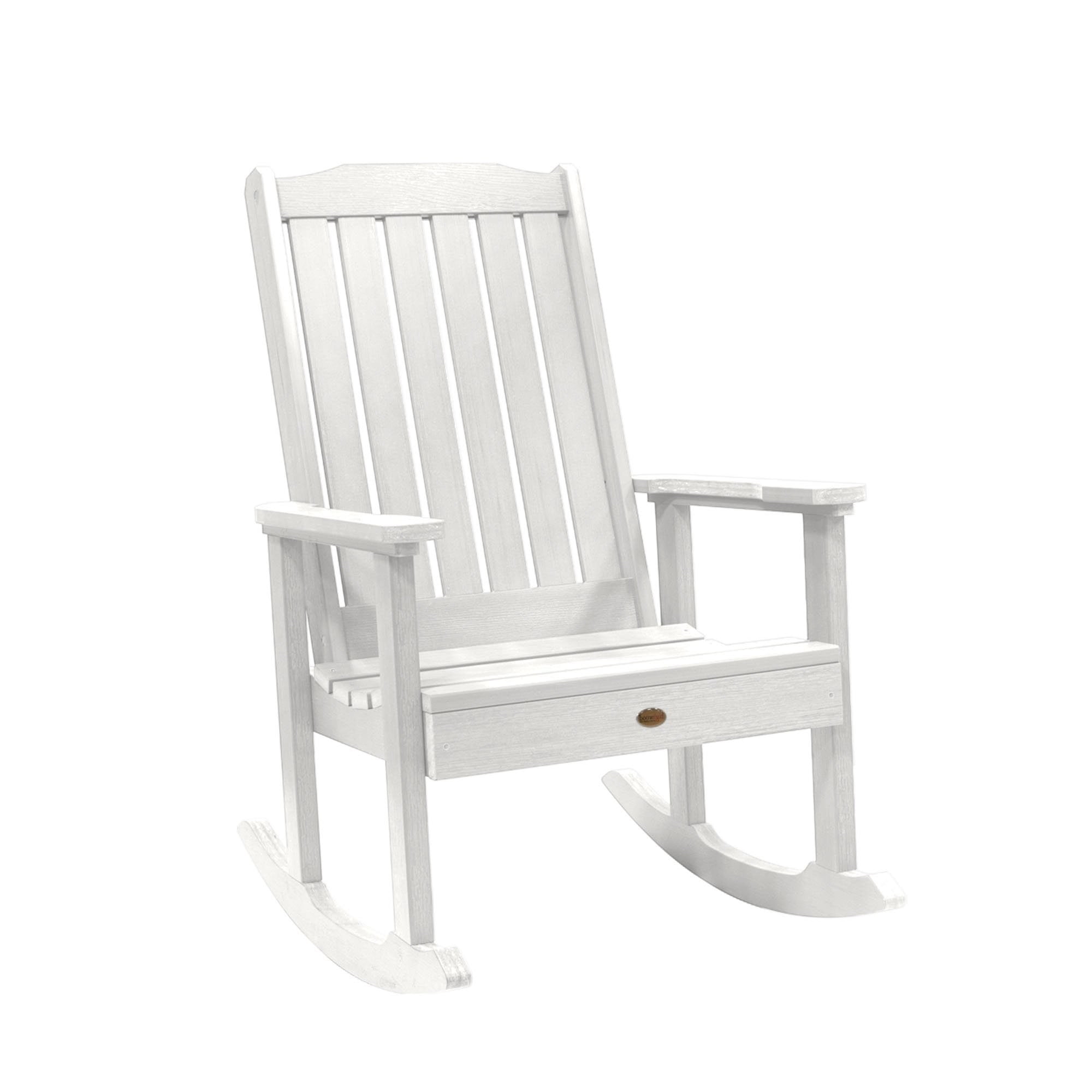 Highwood Marine Grade Synthetic Wood Lehigh Rocking Chair White Walmartcom Walmartcom