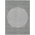 thumbnail image 2 of Addison Rugs Chantille Indoor/Outdoor Transitional Stripes Gray Washable Rectangle Rug, 3' x 5', 2 of 6