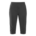thumbnail image 5 of Ihhxva Women's Capri Pants 3/4 Length Cuffed Ankle Relaxed Fit Elastic Waist Yoga Pockets Stretchable Summer Jogger Leggings Gym Daily Wear S-2XL, 5 of 9